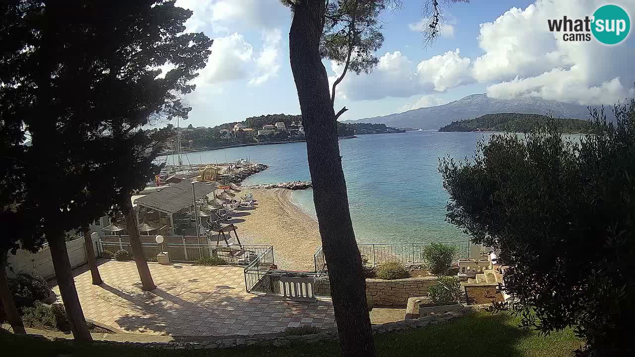 Webcam Lumbarda – Prvi Žal beach – Korčula