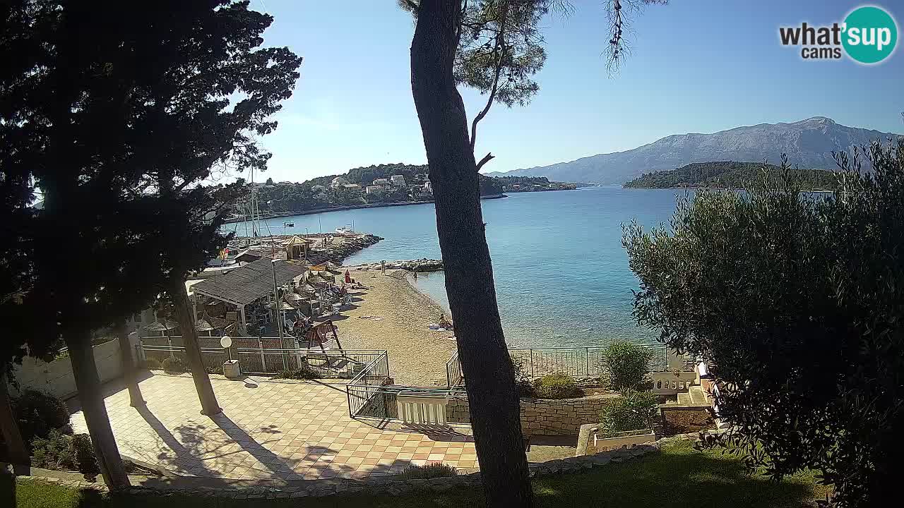 Webcam Lumbarda – Prvi Žal beach – Korčula