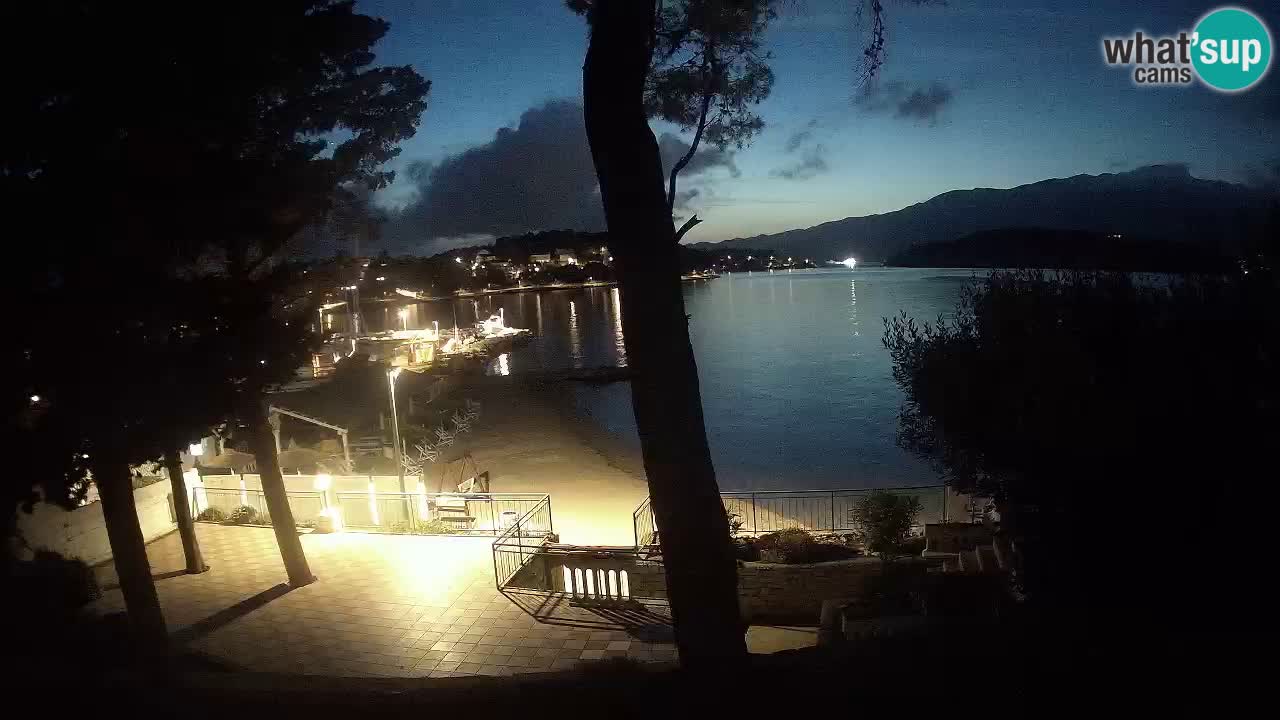 Web kamera Lumbarda – Plaža Prvi Žal – Korčula