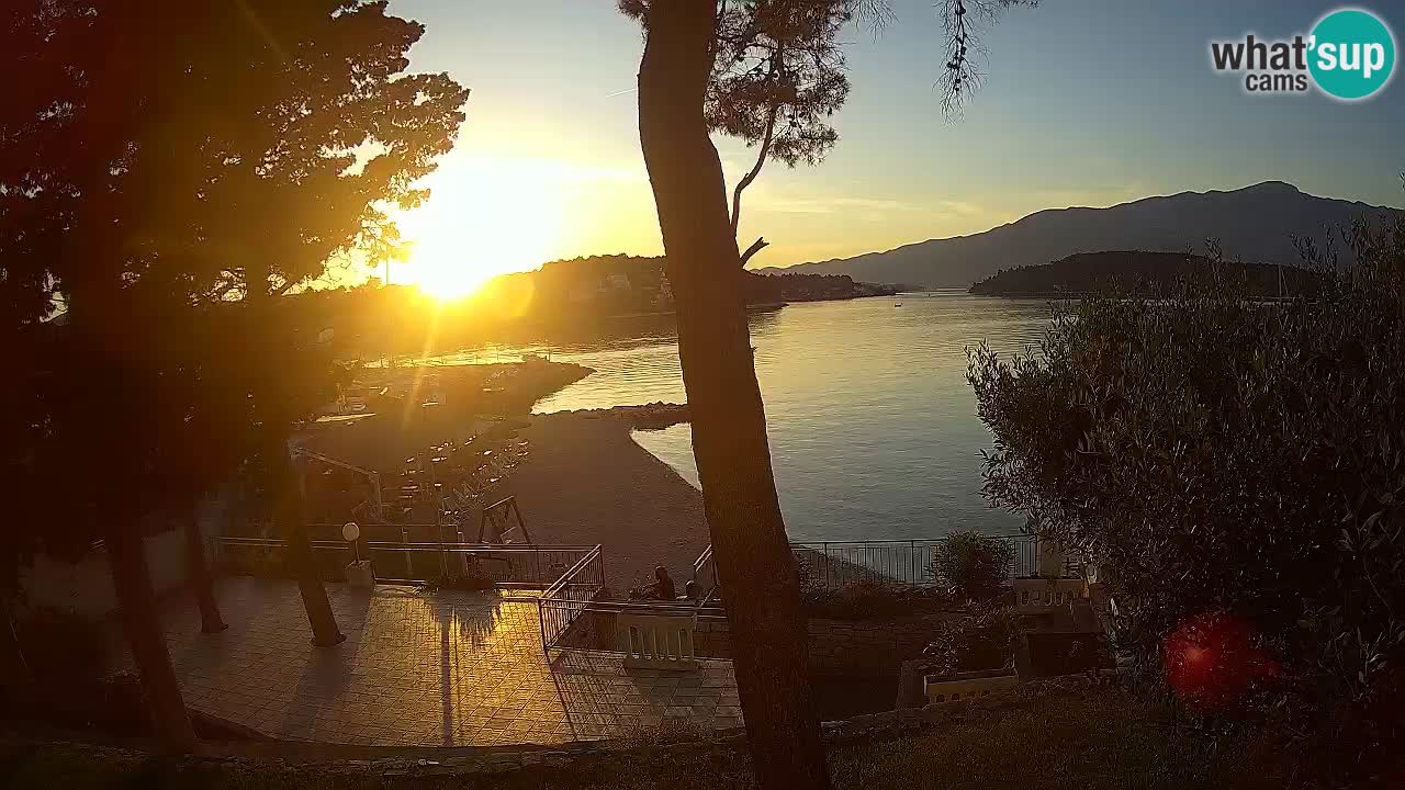Web kamera Lumbarda – Plaža Prvi Žal – Korčula