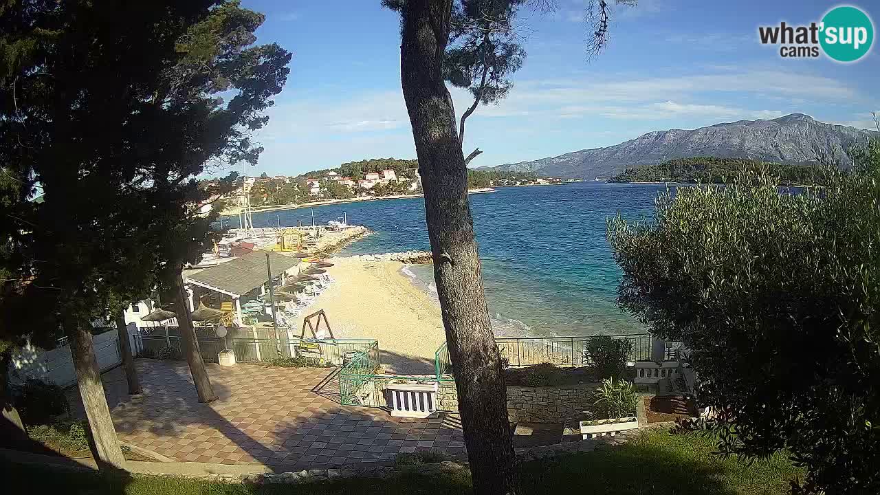 Webcam Lumbarda – Prvi Žal beach – Korčula