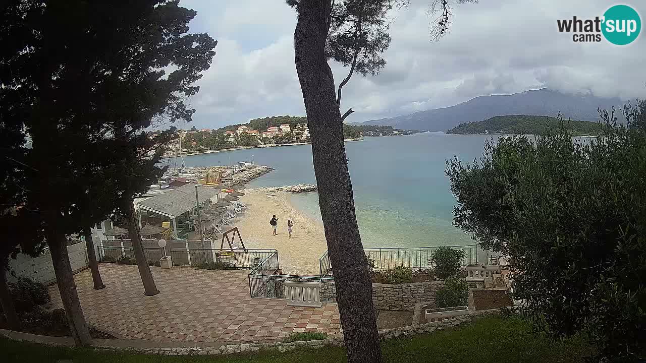 Webcam Lumbarda – Prvi Žal beach – Korčula