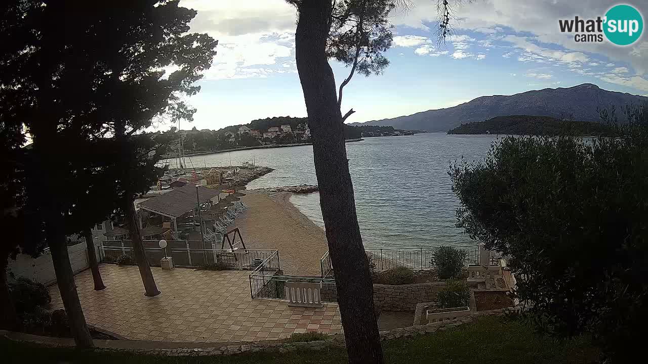 Webcam Lumbarda – Prvi Žal beach – Korčula