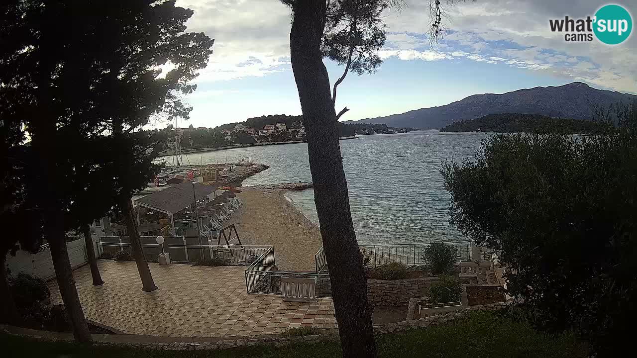 Webcam Lumbarda – Prvi Žal beach – Korčula