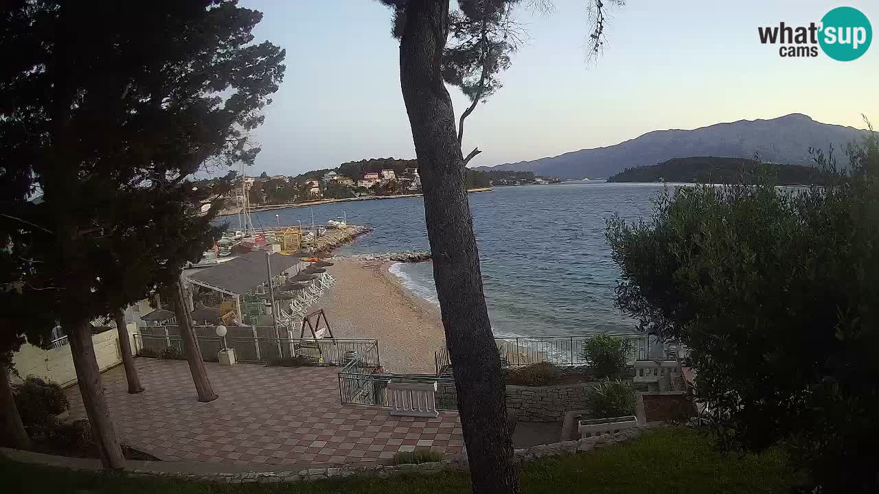 Livecam Lumbarda – Spiaggia Prvi Žal – Korčula