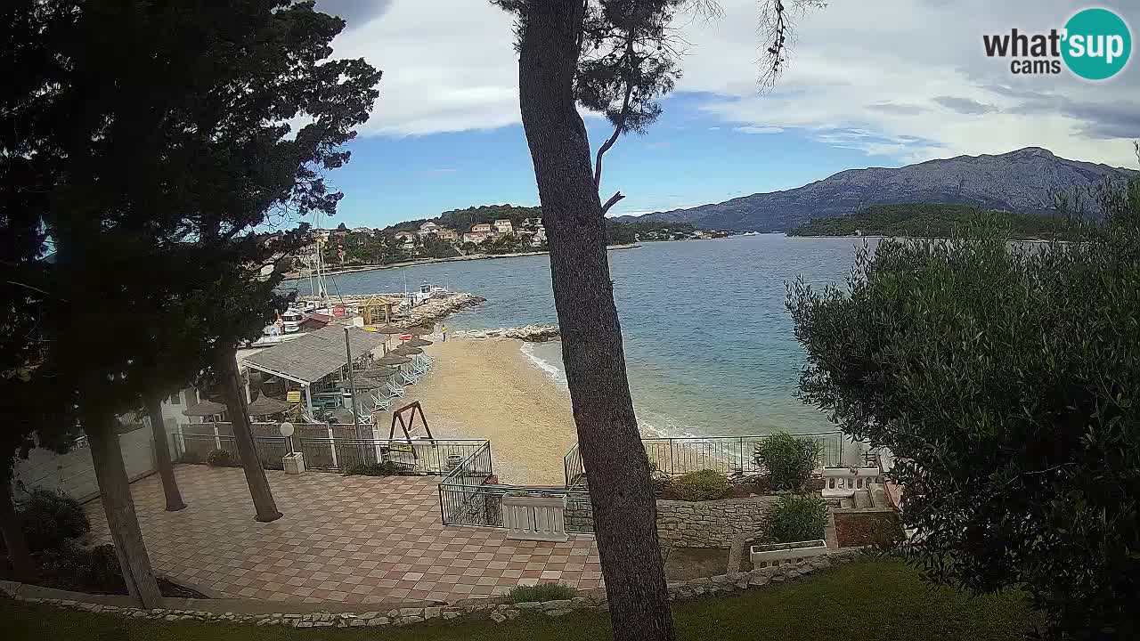 Web kamera Lumbarda – Plaža Prvi Žal – Korčula