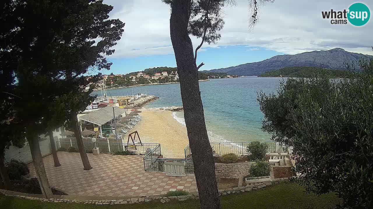 Web kamera Lumbarda – Plaža Prvi Žal – Korčula
