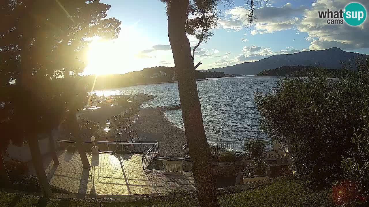 Spletna kamera Lumbarda – Plaža Prvi Žal – Korčula