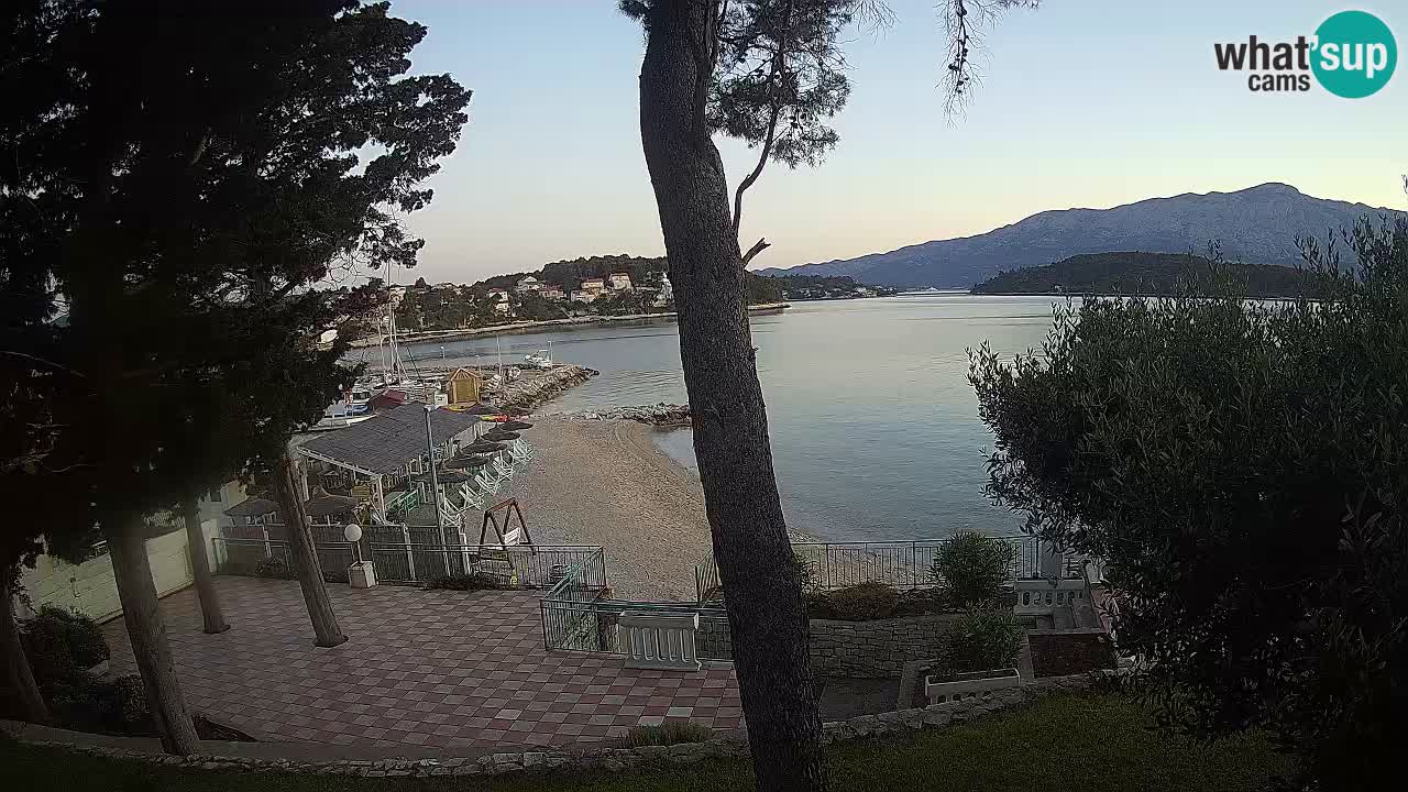 Web kamera Lumbarda – Plaža Prvi Žal – Korčula