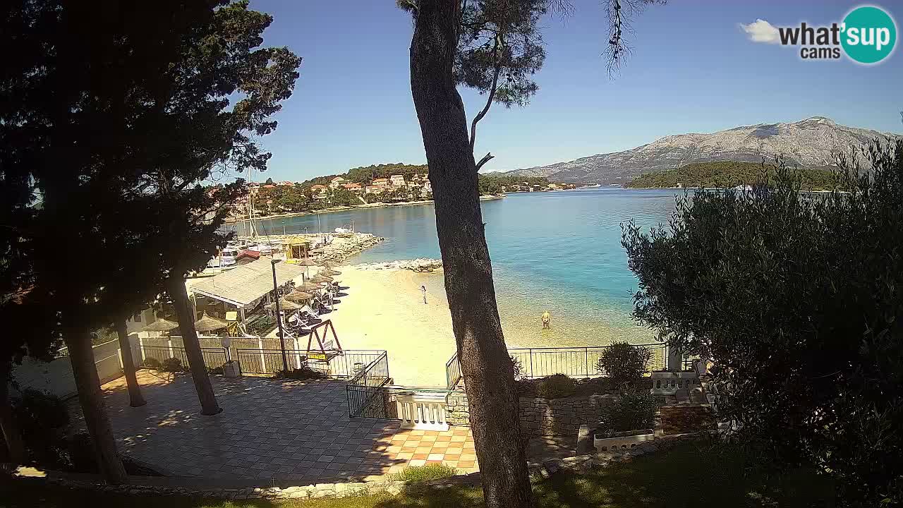 Web kamera Lumbarda – Plaža Prvi Žal – Korčula
