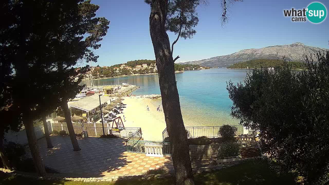 Webcam Lumbarda – Prvi Žal Strand – Korčula