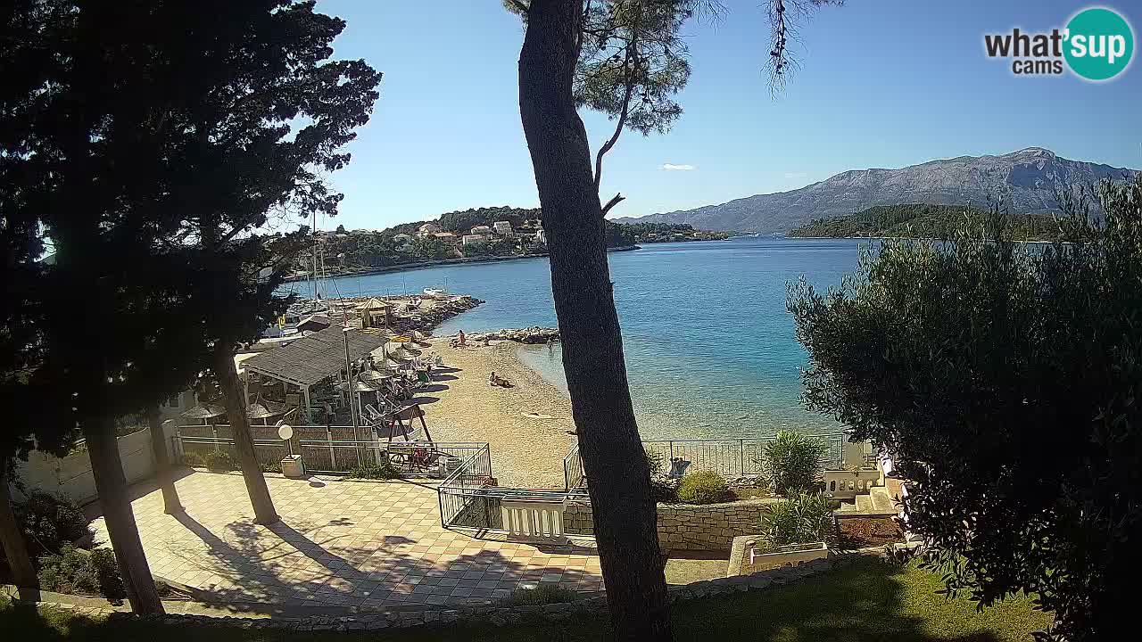 Webcam Lumbarda – Prvi Žal Strand – Korčula