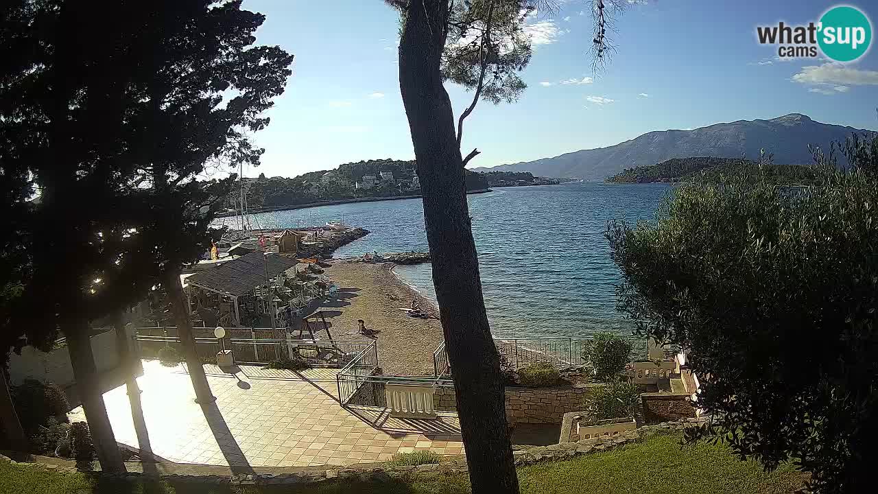 Camera en vivo Lumbarda – Playa Prvi Žal – Korčula