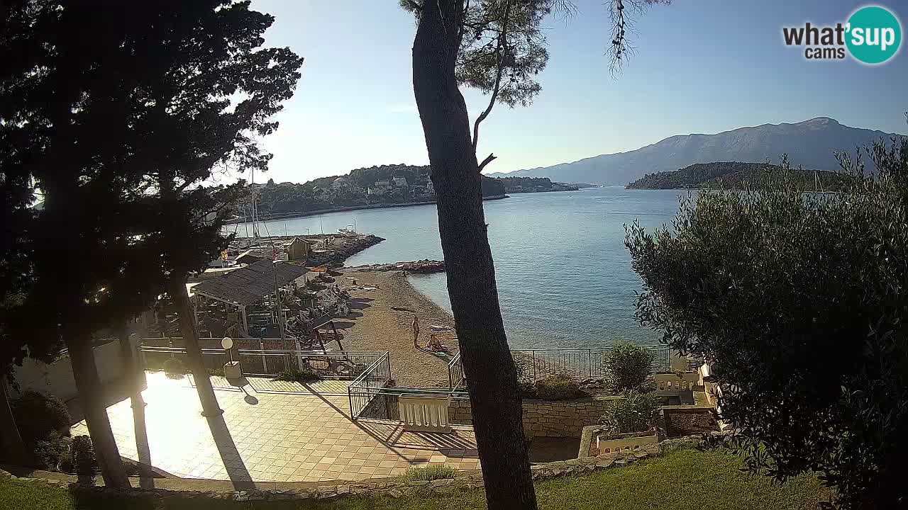 Camera en vivo Lumbarda – Playa Prvi Žal – Korčula