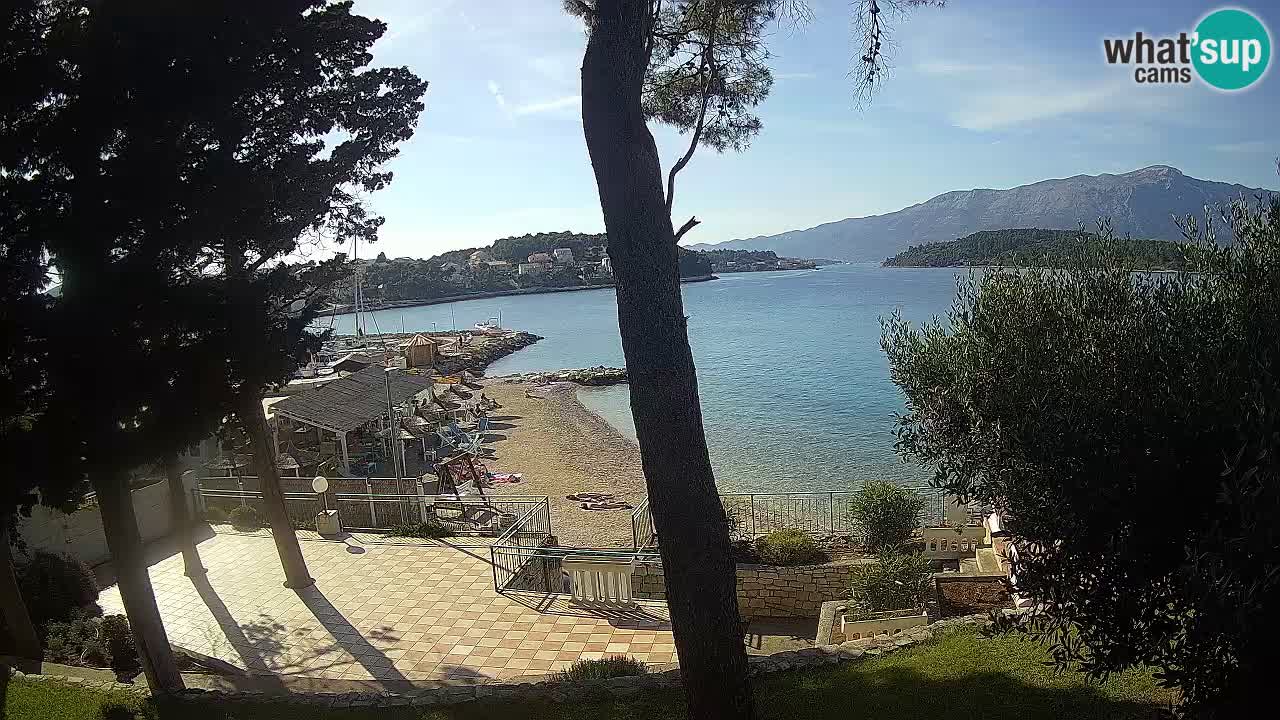 Camera en vivo Lumbarda – Playa Prvi Žal – Korčula