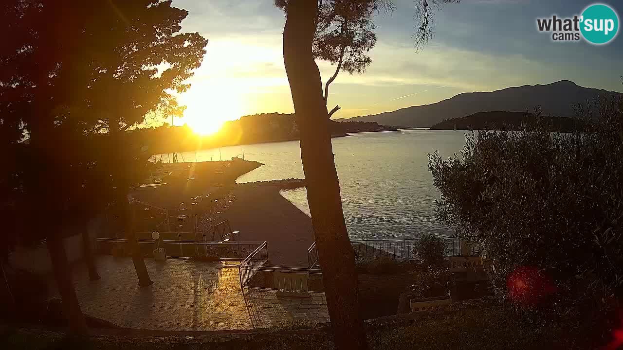 Spletna kamera Lumbarda – Plaža Prvi Žal – Korčula