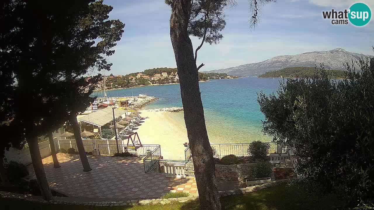 Camera en vivo Lumbarda – Playa Prvi Žal – Korčula