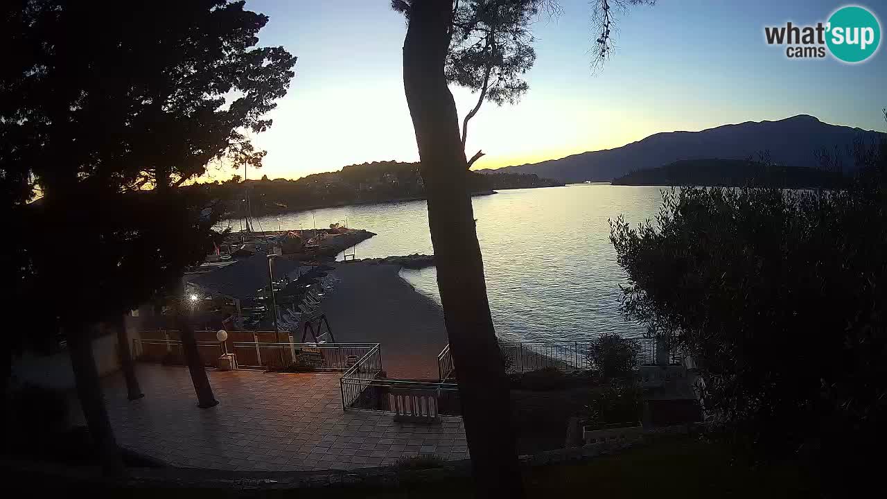 Web kamera Lumbarda – Plaža Prvi Žal – Korčula