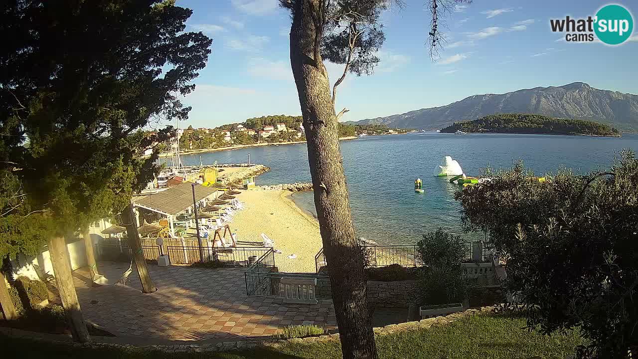 Webcam Lumbarda – Prvi Žal beach – Korčula