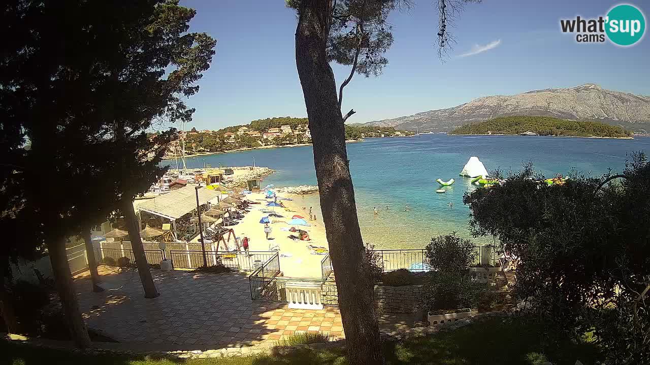 Web kamera Lumbarda – Plaža Prvi Žal – Korčula