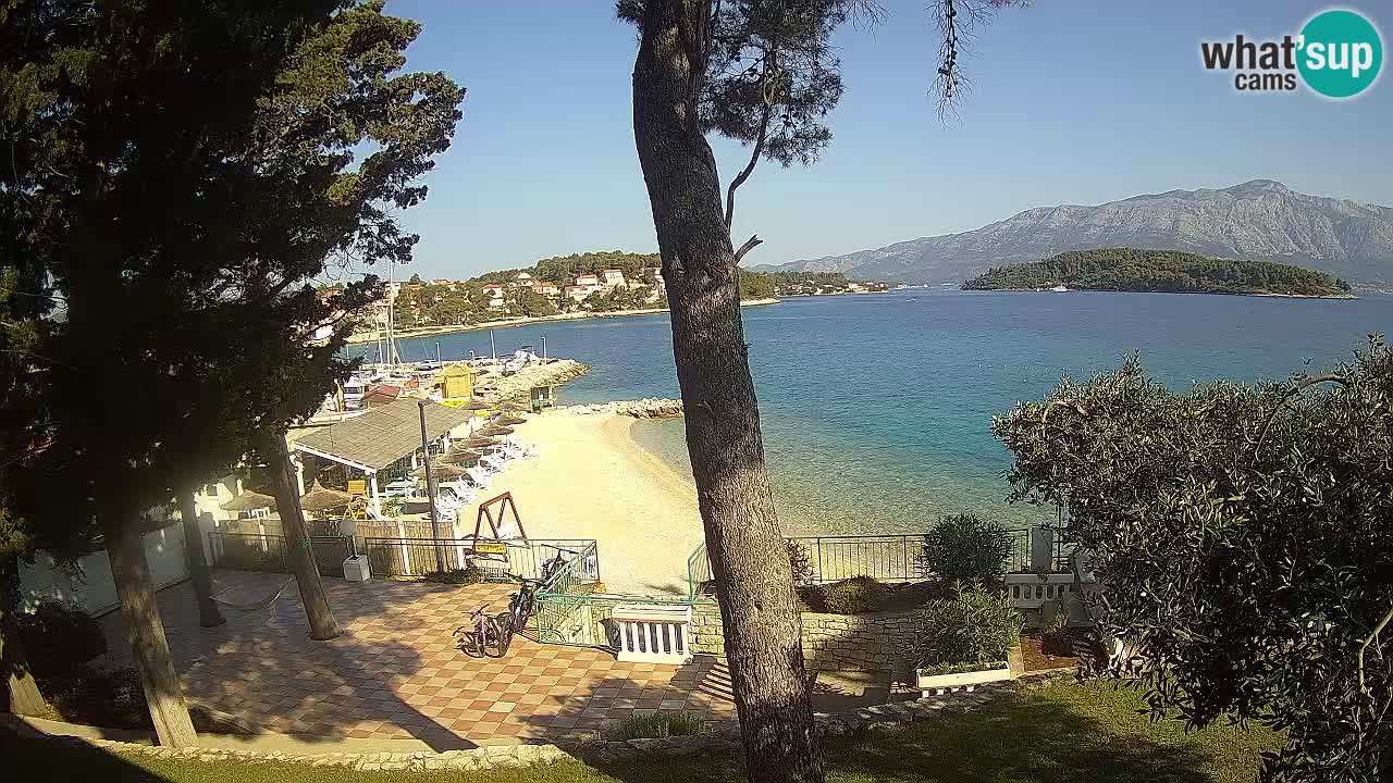 Webcam Lumbarda – Prvi Žal Strand – Korčula