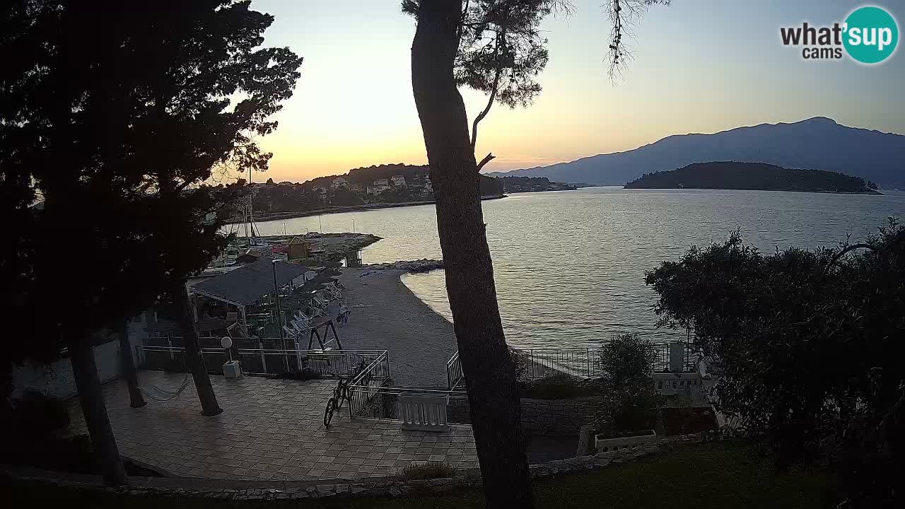 Webcam Lumbarda – Prvi Žal beach – Korčula
