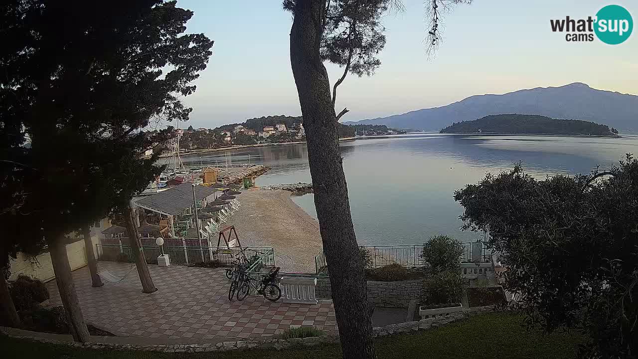 Livecam Lumbarda – Spiaggia Prvi Žal – Korčula
