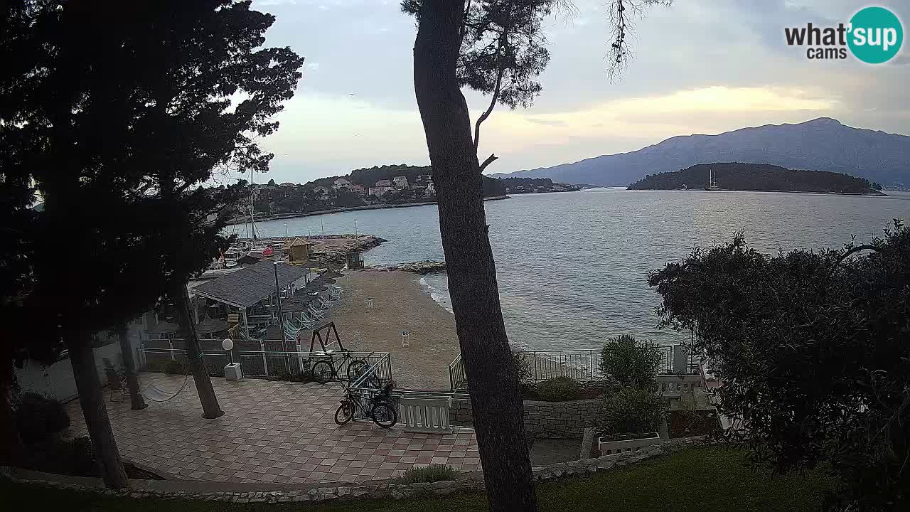 Web kamera Lumbarda – Plaža Prvi Žal – Korčula