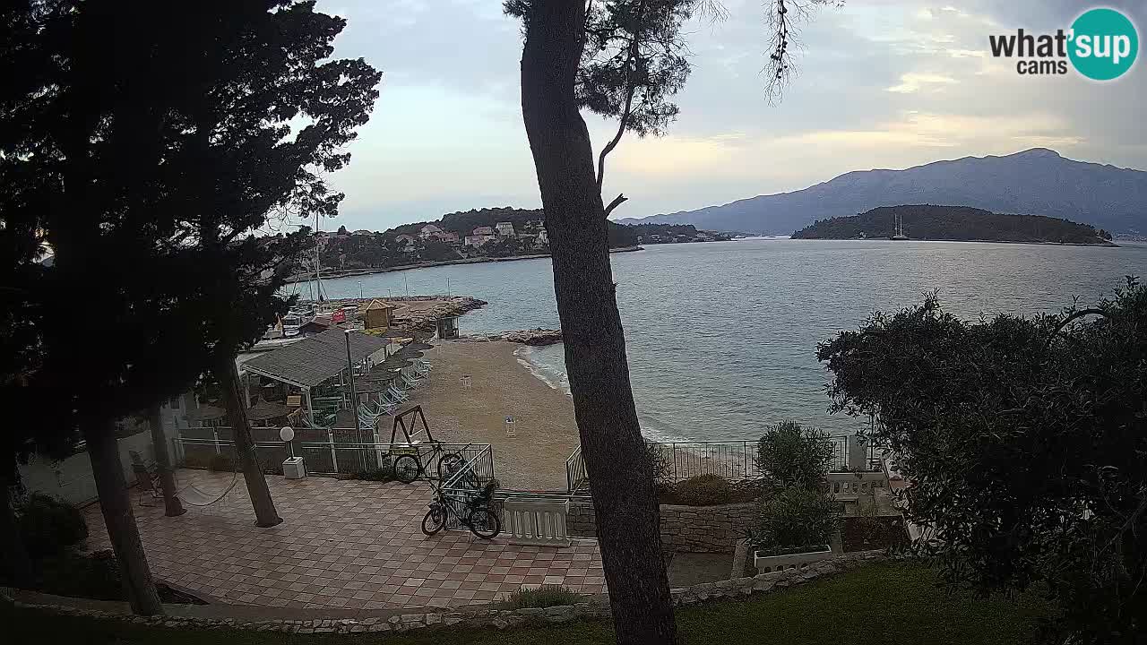 Camera en vivo Lumbarda – Playa Prvi Žal – Korčula