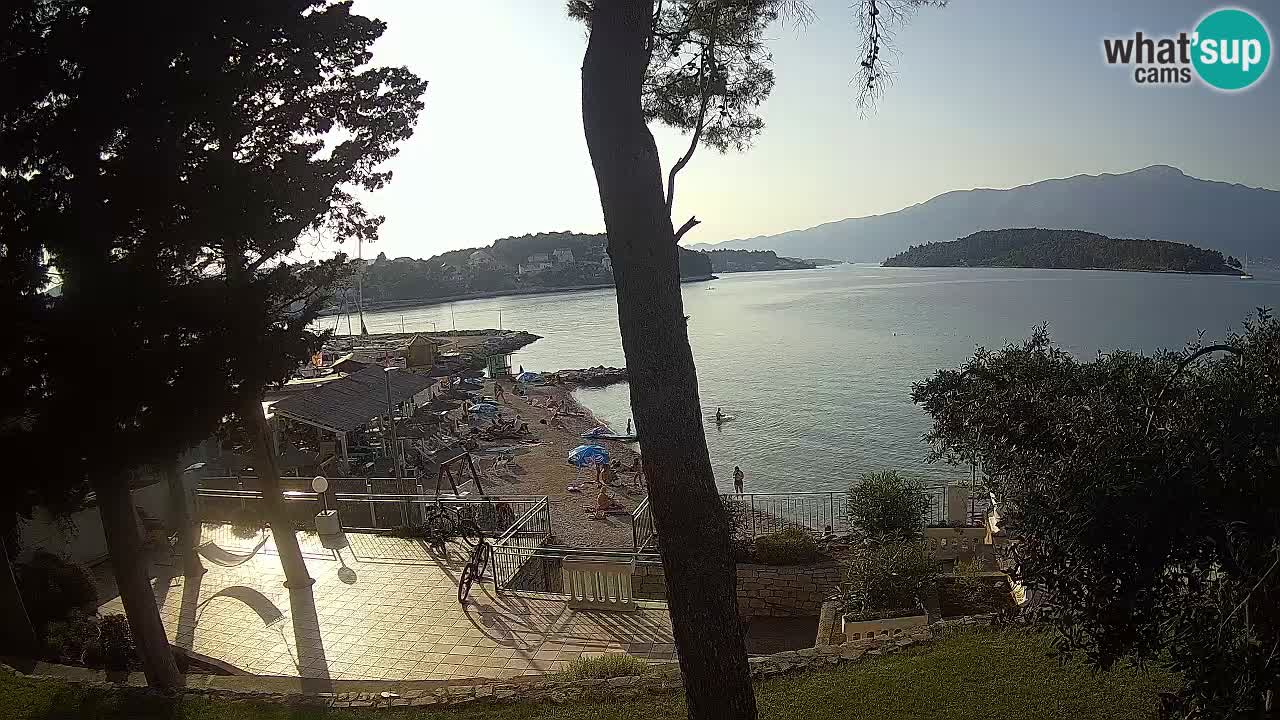 Web kamera Lumbarda – Plaža Prvi Žal – Korčula