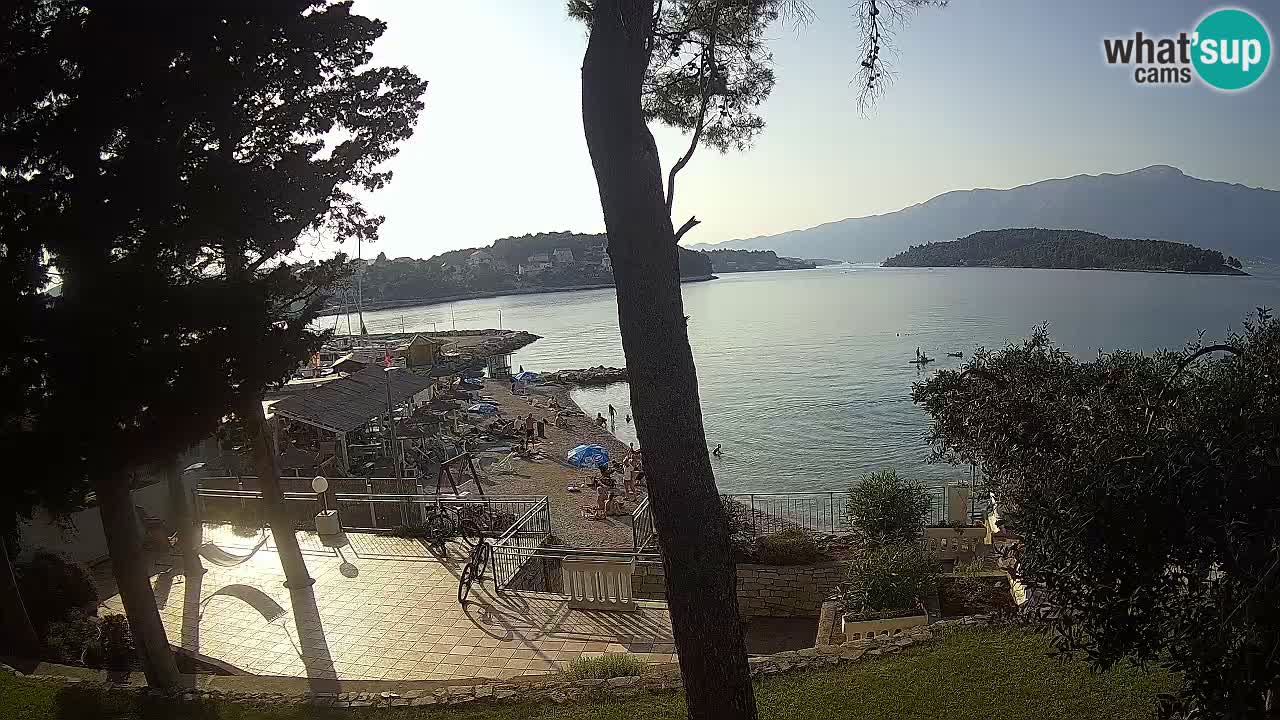 Livecam Lumbarda – Spiaggia Prvi Žal – Korčula