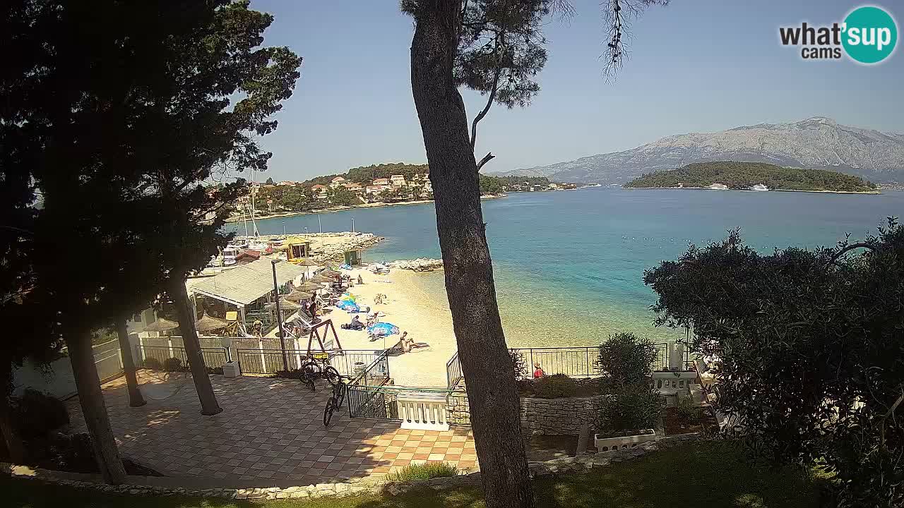 Webcam Lumbarda – Prvi Žal beach – Korčula