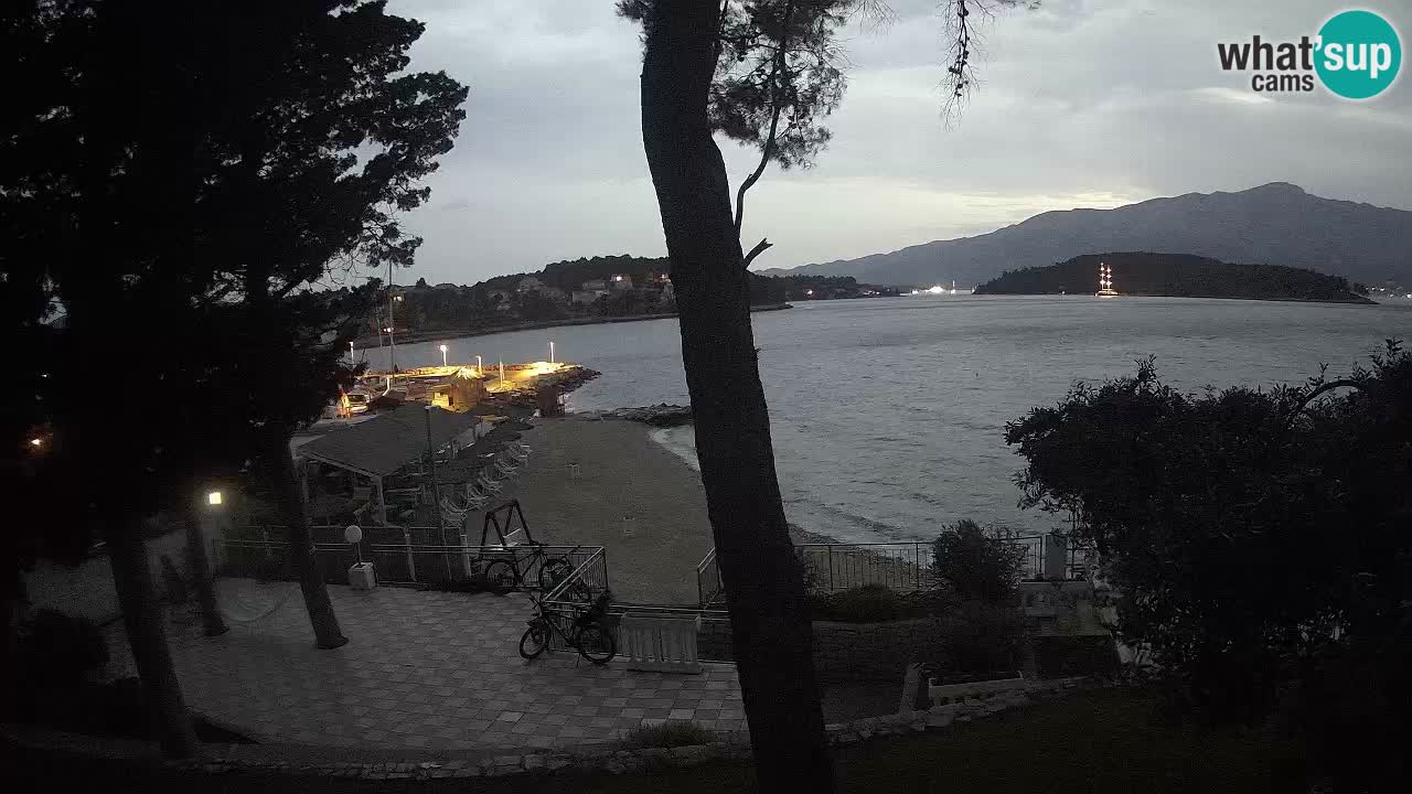 Livecam Lumbarda – Spiaggia Prvi Žal – Korčula