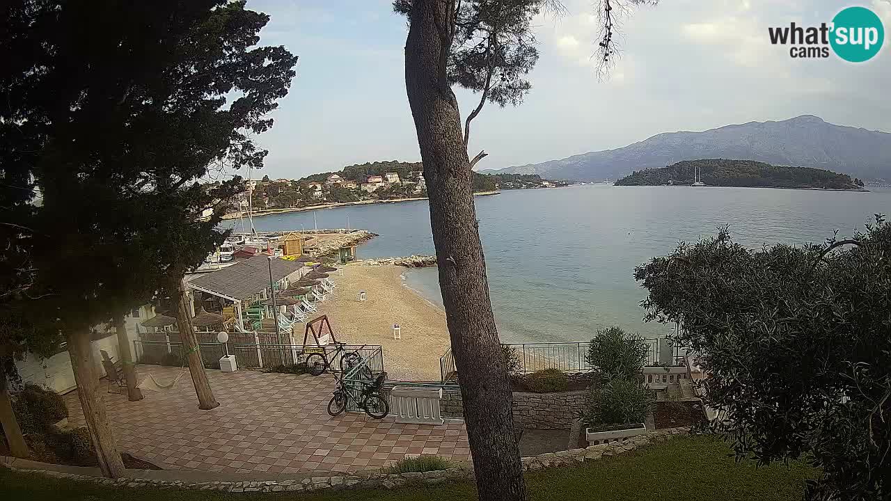 Webcam Lumbarda – Prvi Žal beach – Korčula