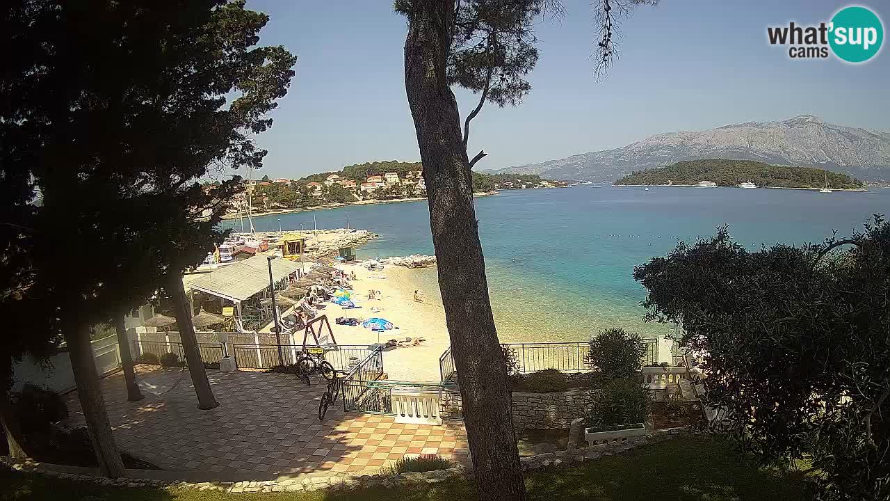 Camera en vivo Lumbarda – Playa Prvi Žal – Korčula