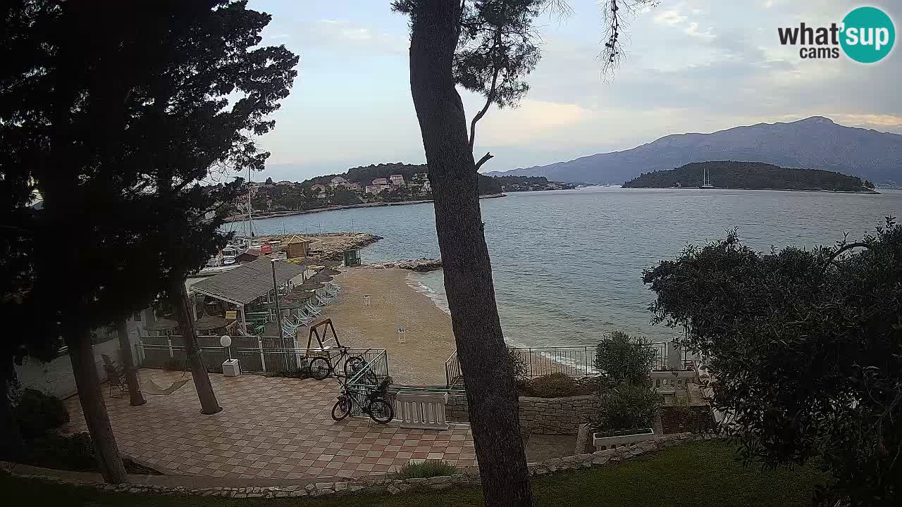Camera en vivo Lumbarda – Playa Prvi Žal – Korčula