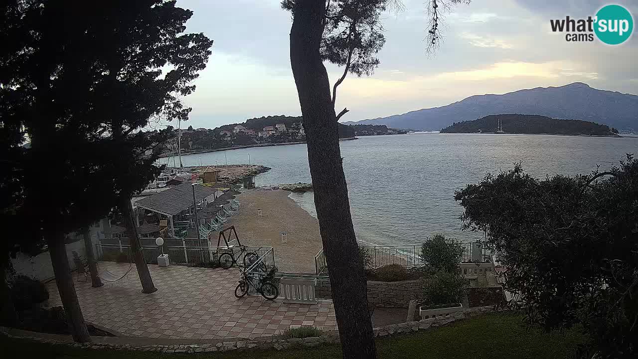 Livecam Lumbarda – Spiaggia Prvi Žal – Korčula