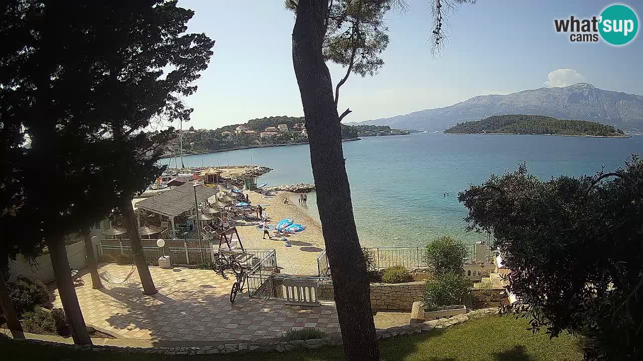 Camera en vivo Lumbarda – Playa Prvi Žal – Korčula