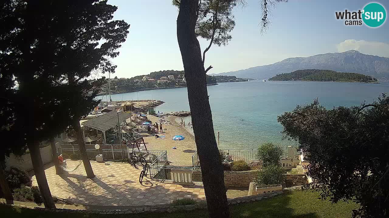 Webcam Lumbarda – Prvi Žal beach – Korčula