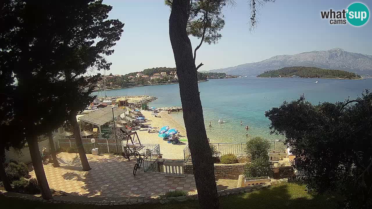 Webcam Lumbarda – Prvi Žal Strand – Korčula
