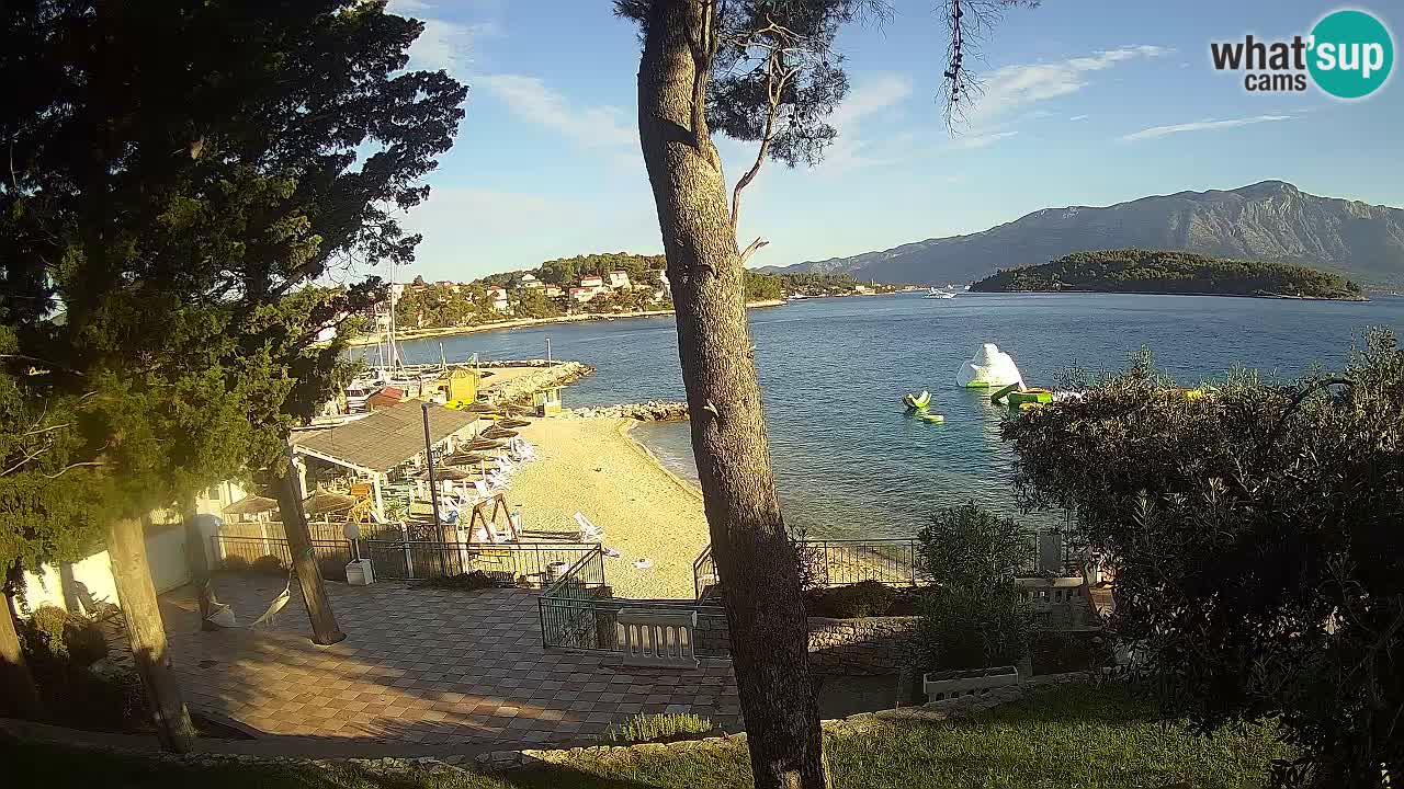 Webcam Lumbarda – Prvi Žal beach – Korčula