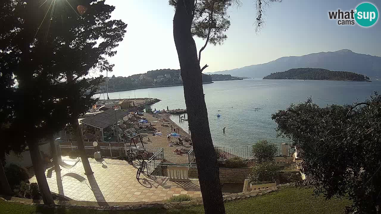 Web kamera Lumbarda – Plaža Prvi Žal – Korčula