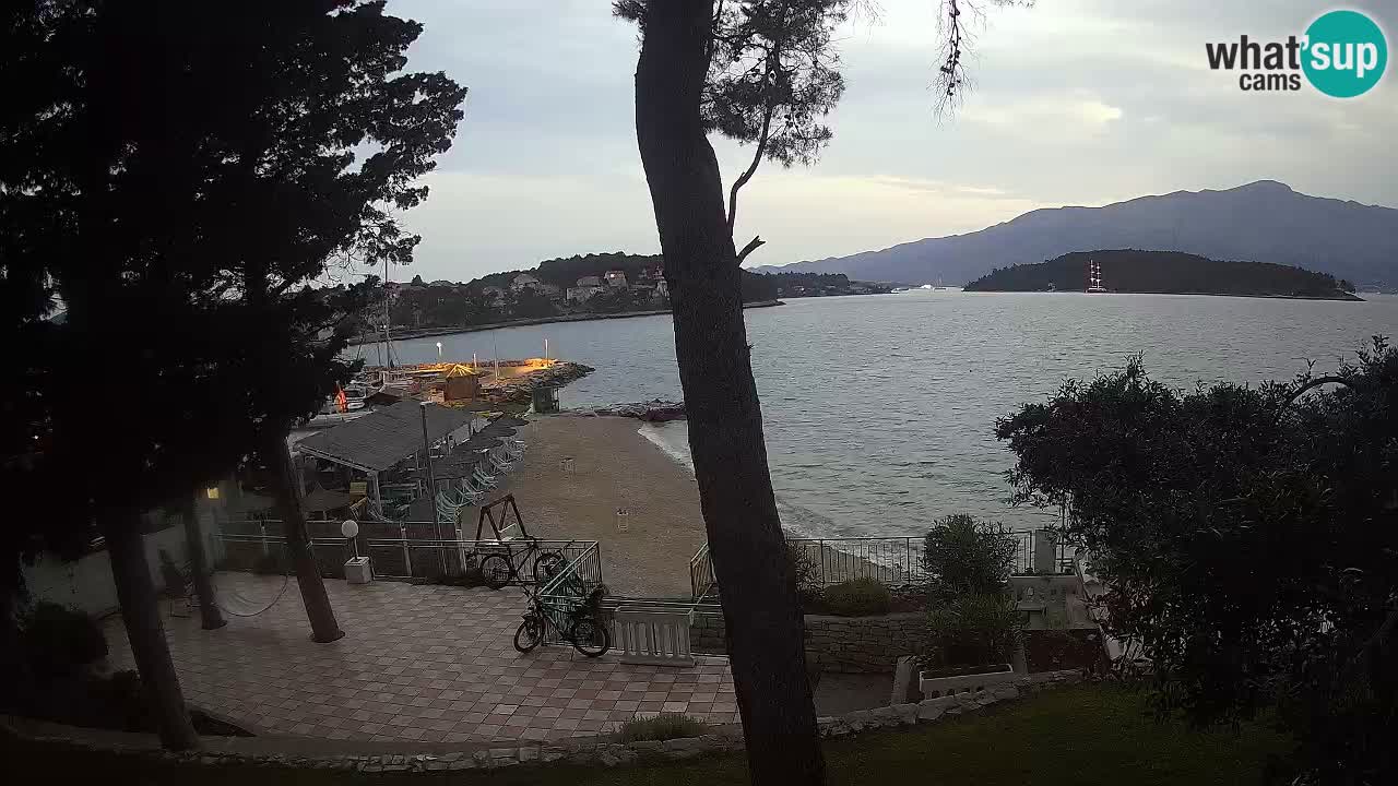 Camera en vivo Lumbarda – Playa Prvi Žal – Korčula
