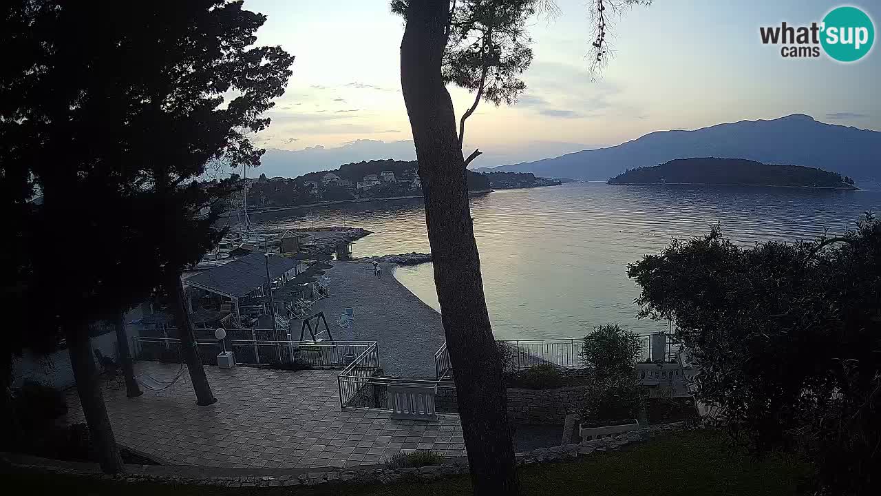 Spletna kamera Lumbarda – Plaža Prvi Žal – Korčula
