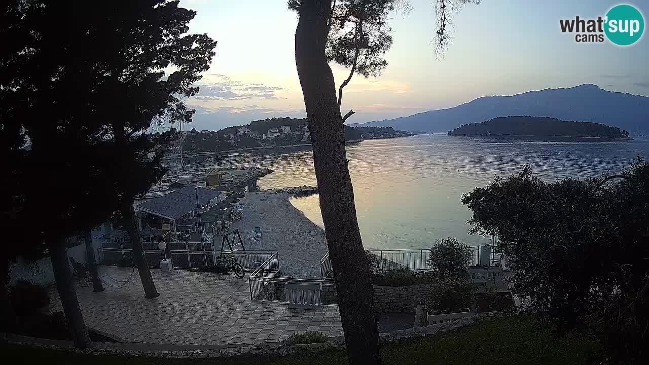 Livecam Lumbarda – Spiaggia Prvi Žal – Korčula