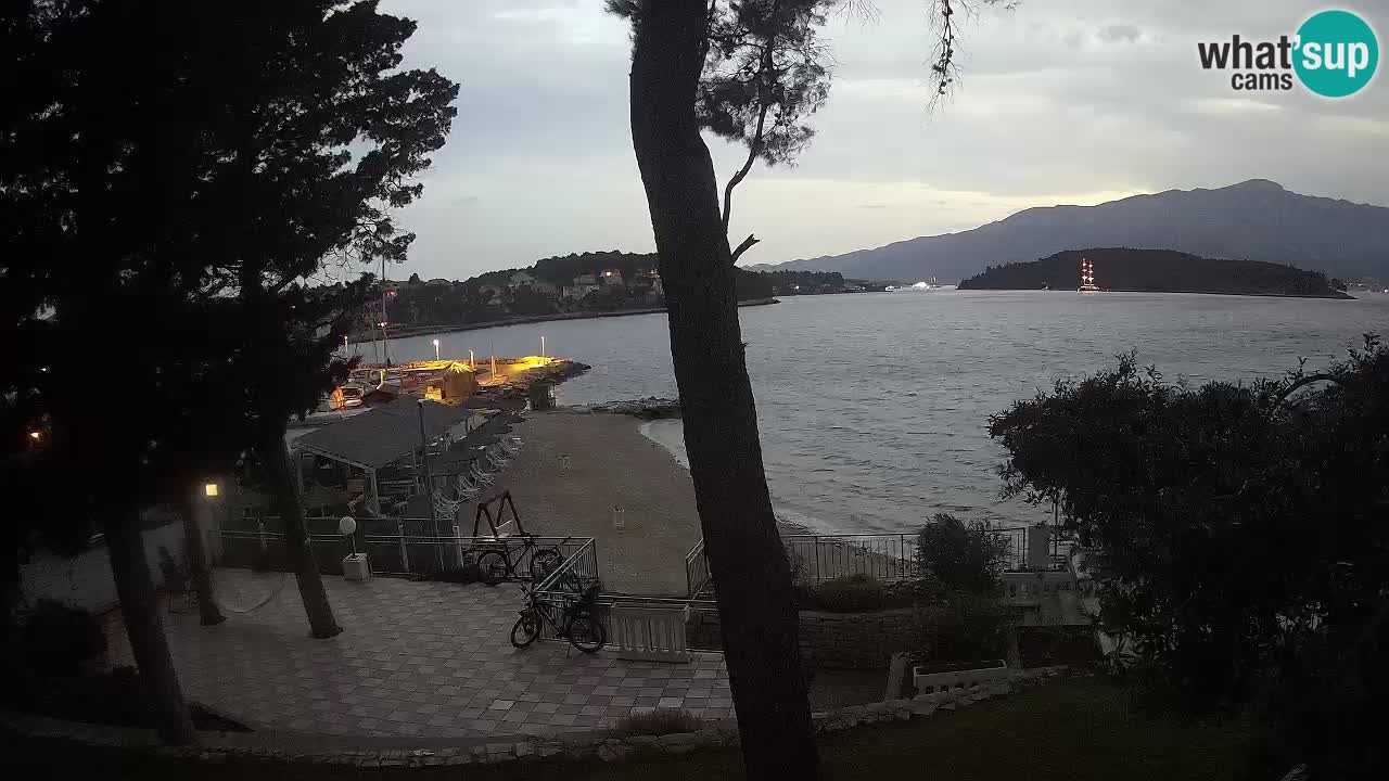 Livecam Lumbarda – Spiaggia Prvi Žal – Korčula