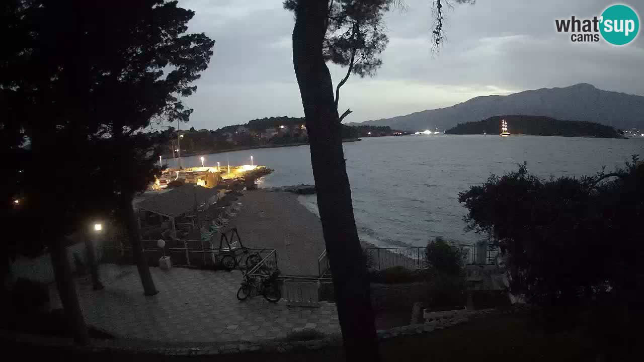 Camera en vivo Lumbarda – Playa Prvi Žal – Korčula