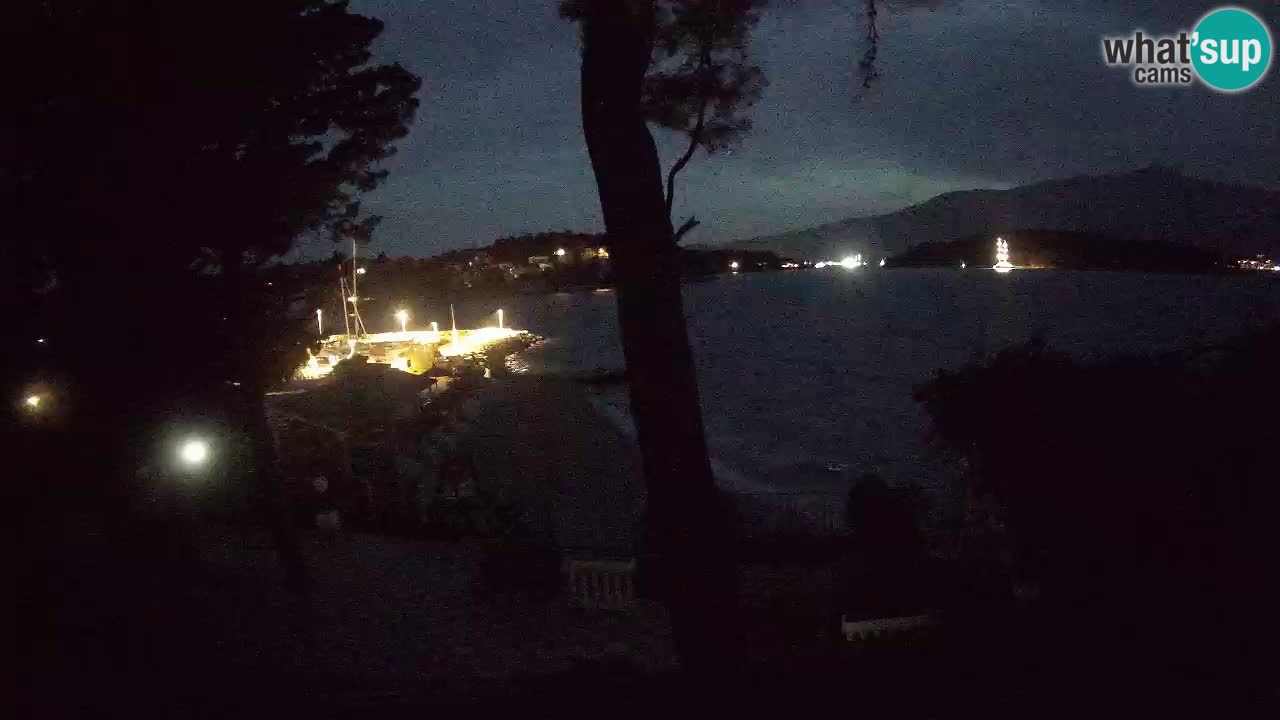 Web kamera Lumbarda – Plaža Prvi Žal – Korčula