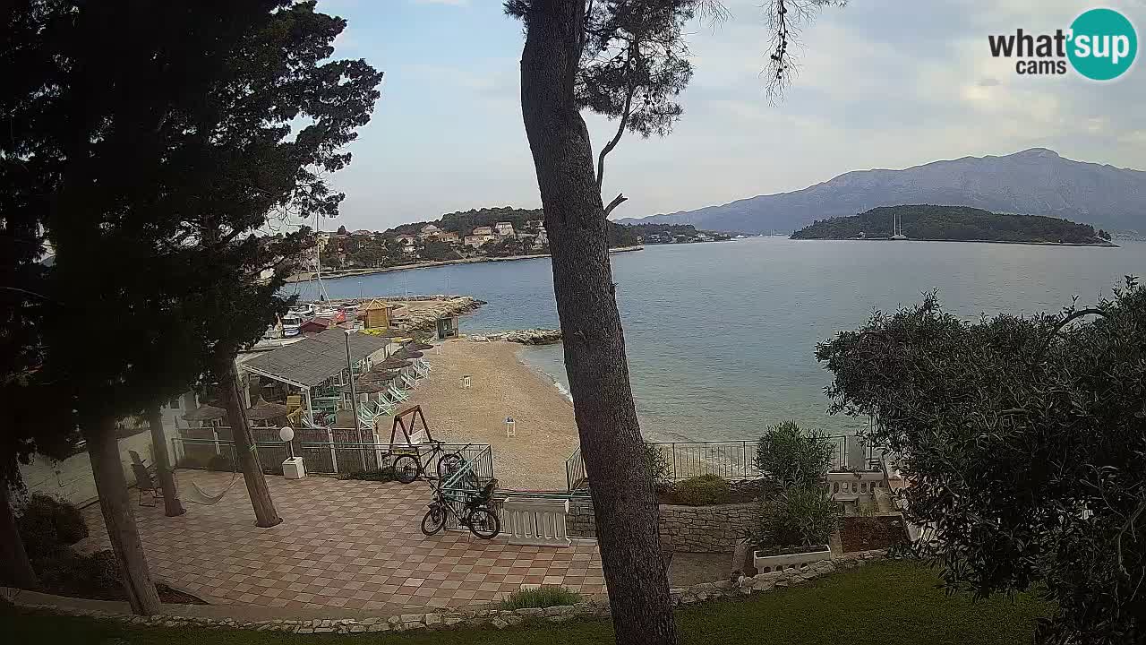Webcam Lumbarda – Prvi Žal beach – Korčula