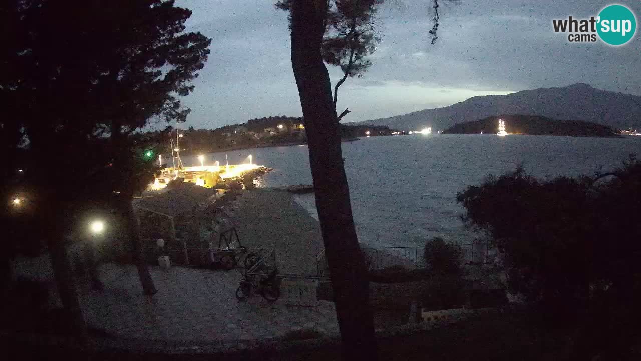 Webcam Lumbarda – Prvi Žal beach – Korčula
